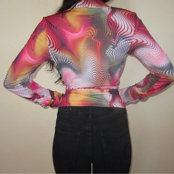 Jaded London Swirl Print - Picture 2 of 8